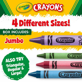 Crayola Jumbo Crayons Classpack 200ct organized storage keeps colors separated