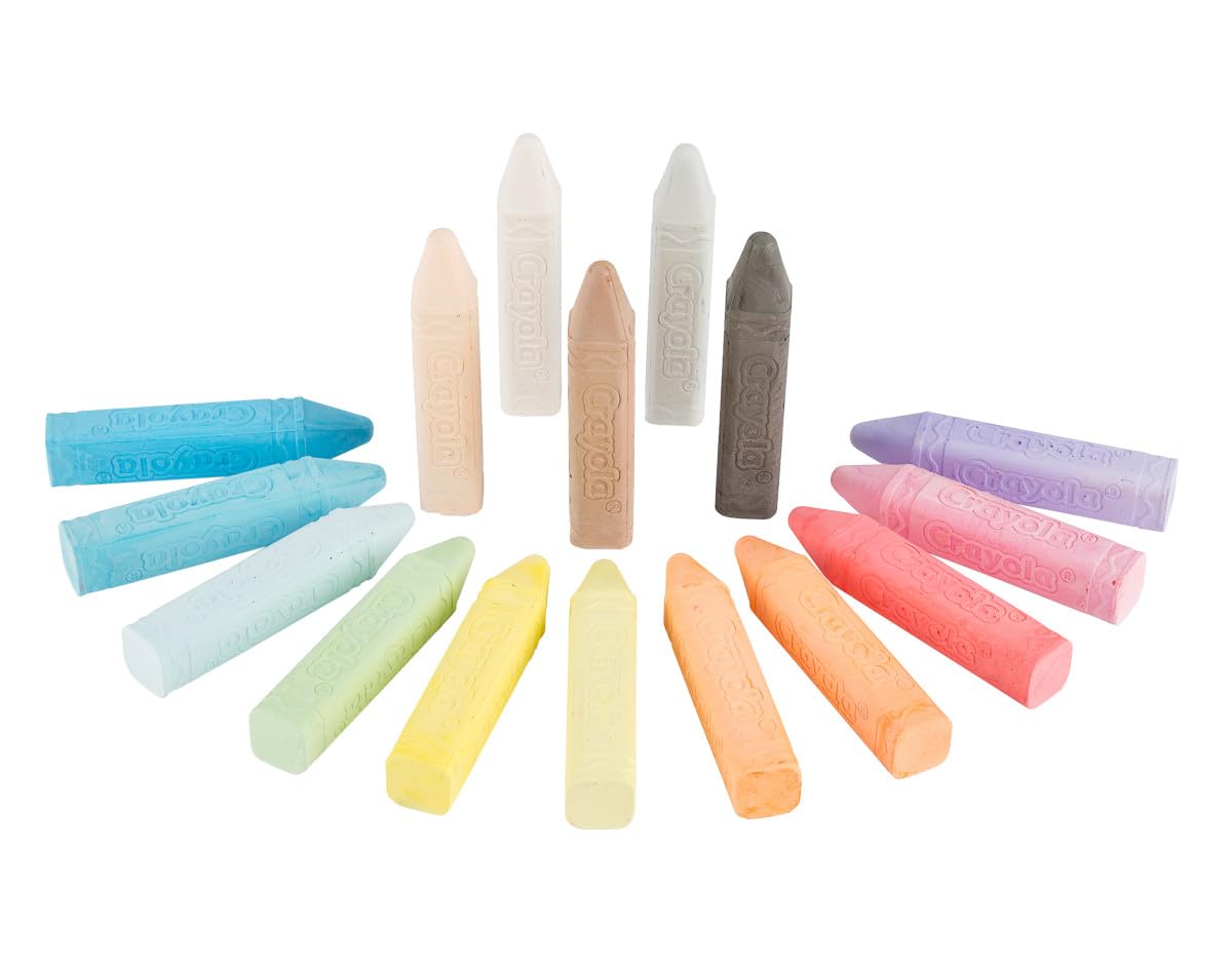 Crayola chalk set supports kids' outdoor creative activities