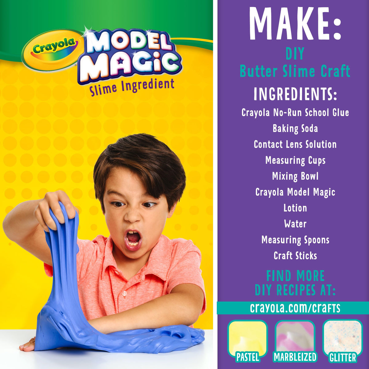 Crayola Model Magic blue 8oz pack introduces bold color for imaginative builds.