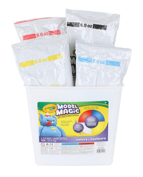 Crayola Model Magic red 8oz pack for vibrant, kid-friendly sculptures.