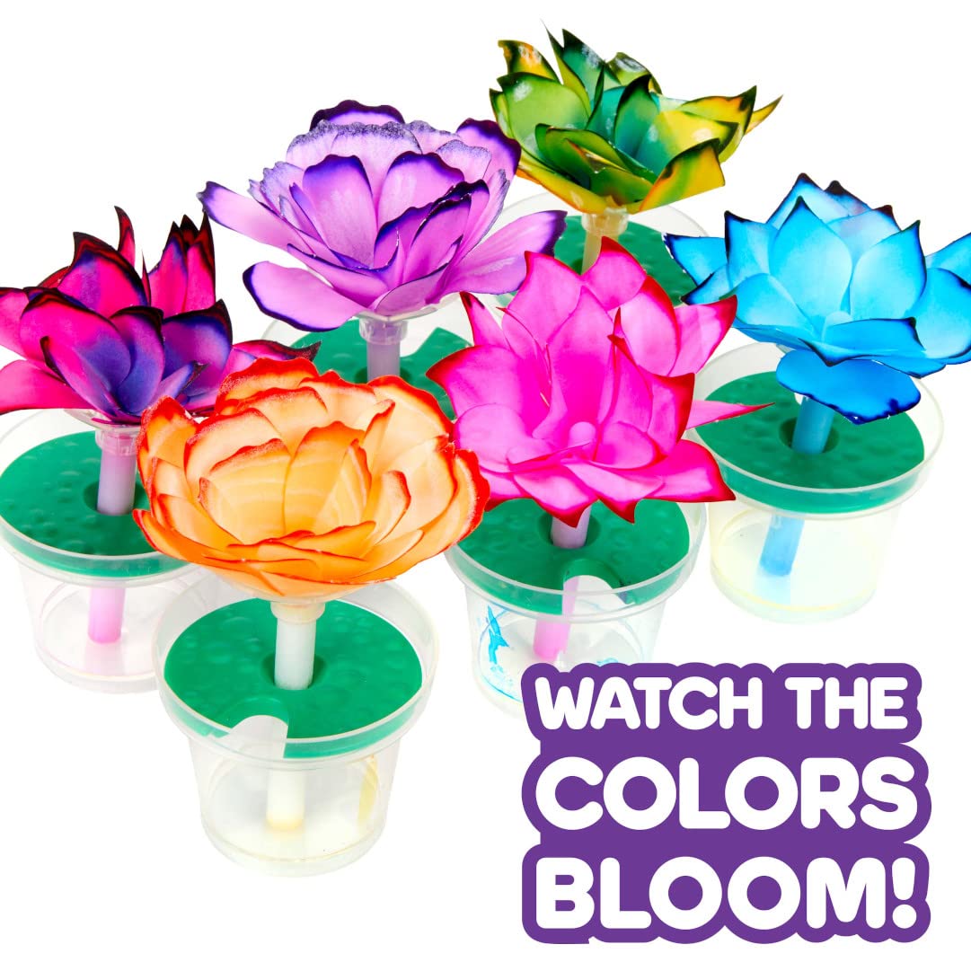 Crayola Paper Flower Science Kit with step-by-step guide for kids