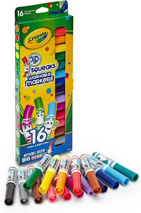 Crayola Pip-Squeaks color assortment ideal for school projects.