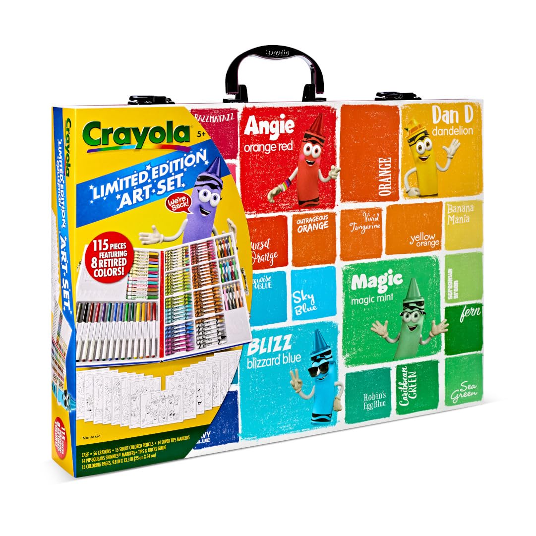 Crayola 14 Pip Squeaks Skinnies markers for slim detail coloring