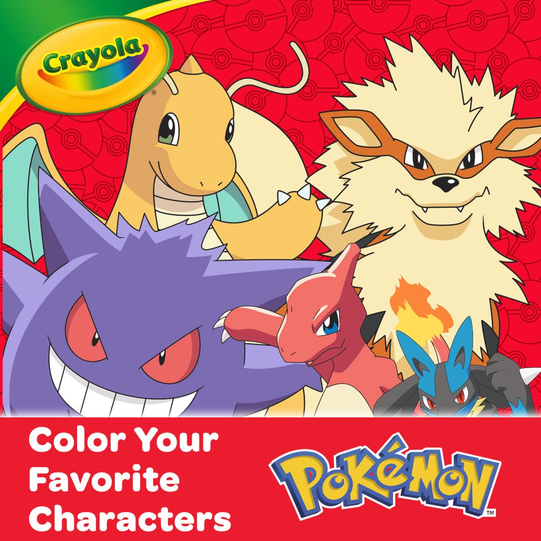 Crayola Pokémon Imagination Art Set includes 56 crayons for vibrant color expression.