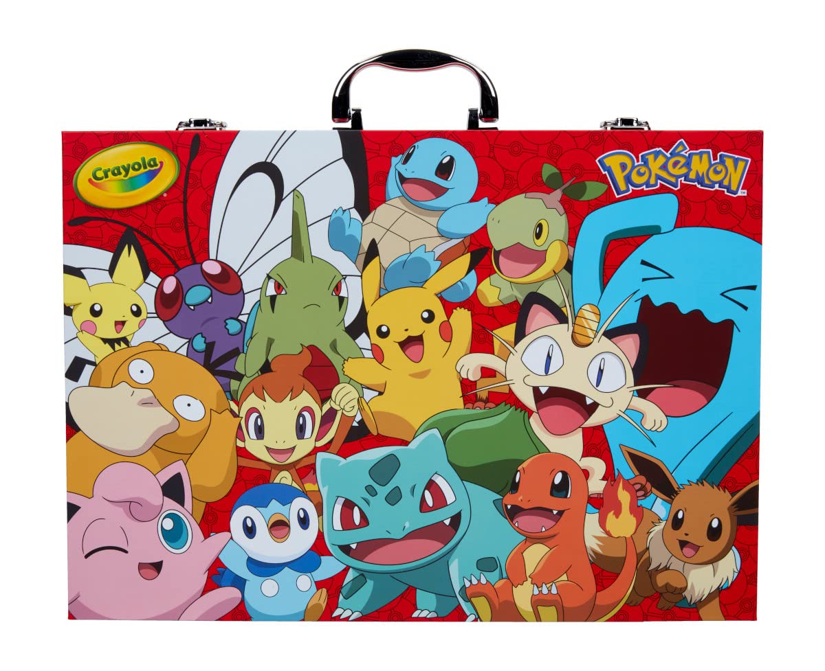 Crayola Pokémon Imagination Art Set gift-ready packaging for Pokemon-loving kids.