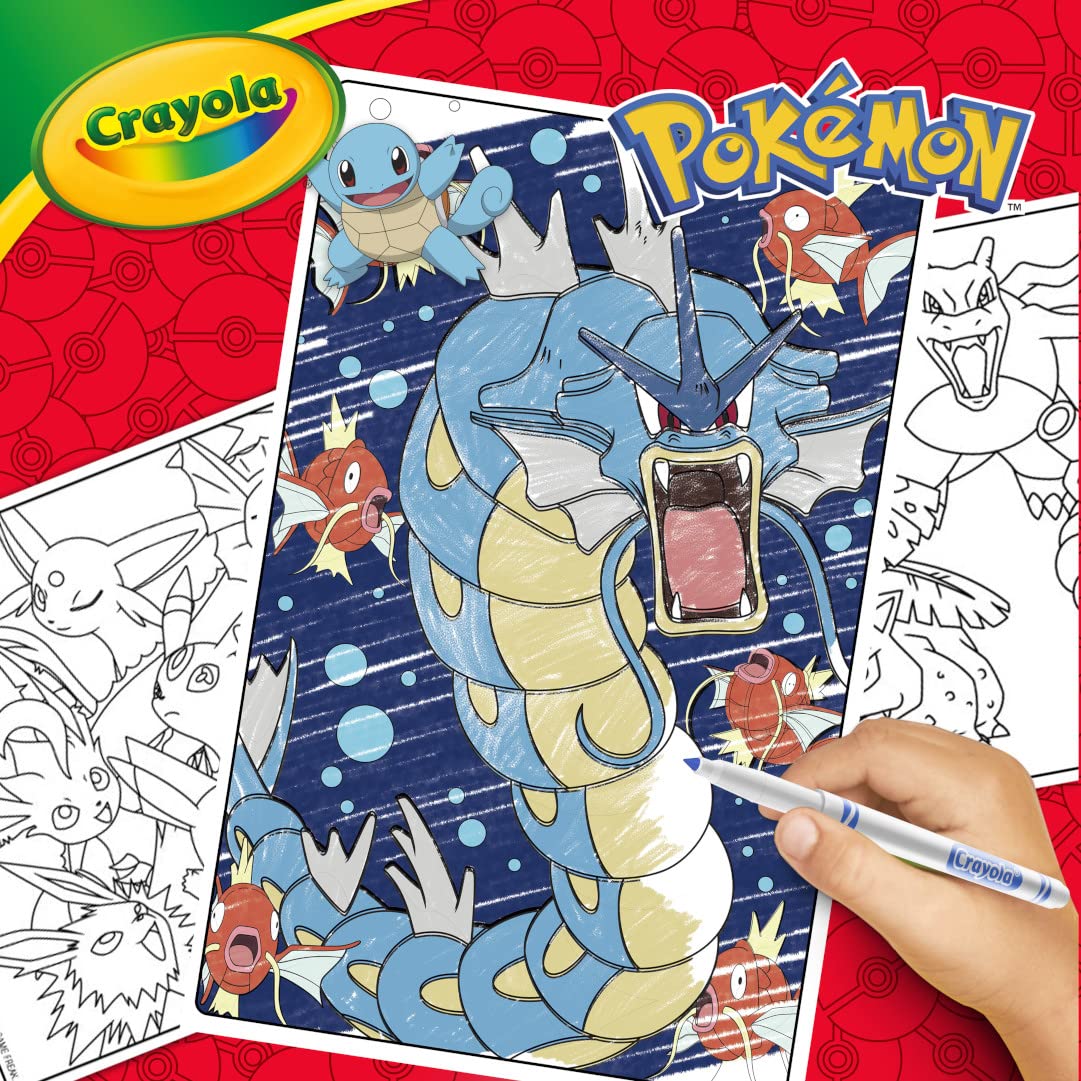 Crayola Pokémon Imagination Art Set features favorite Pokémon on the case, encouraging imaginative play.
