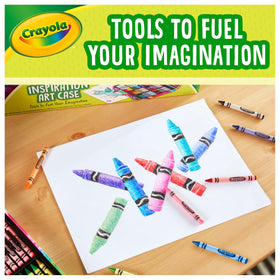 Crayola Portable Art Case is durable for travel and storage.