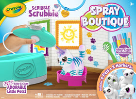 Crayola Scribble Scrubbie airbrush sprayer unit for mess-free spray art sessions