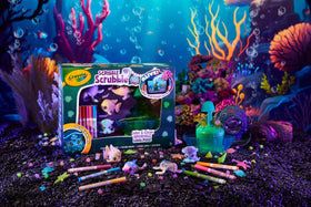 Crayola Scribble Scrubbie Glow set safe and non-toxic for kids