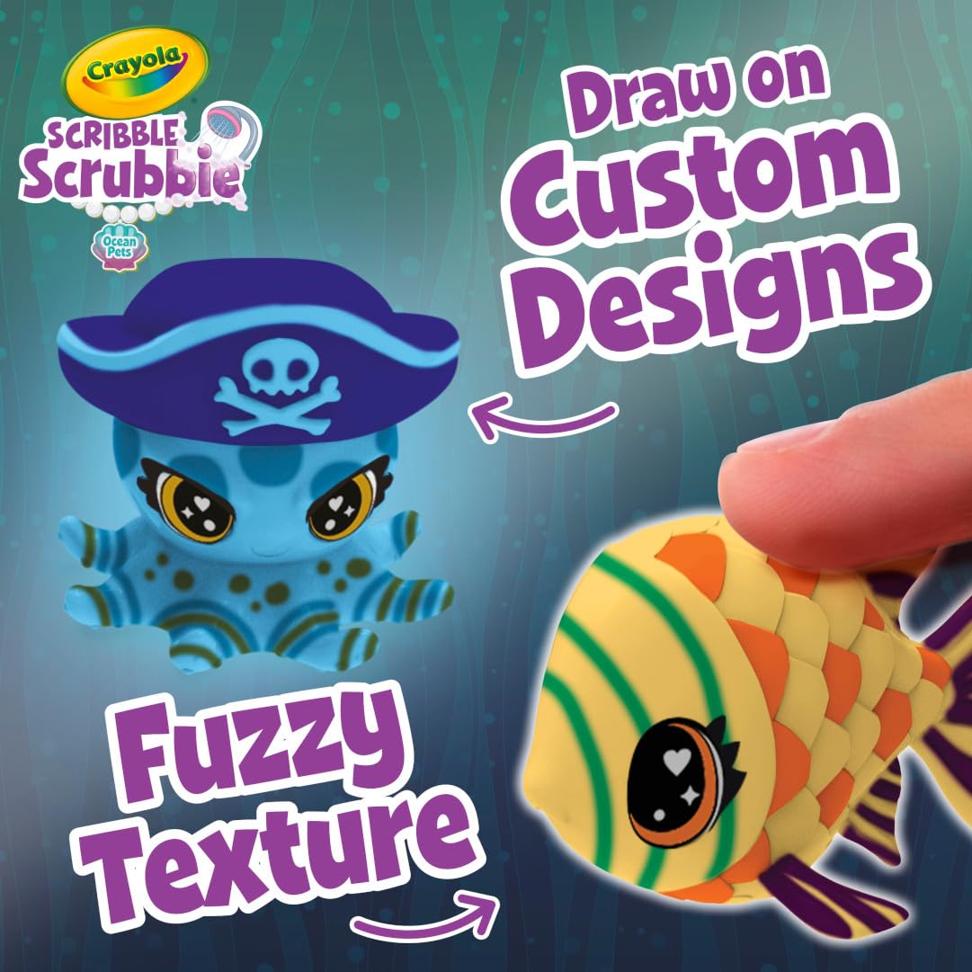 Crayola Scribble Scrubbie Glow tub for washing and resetting colors
