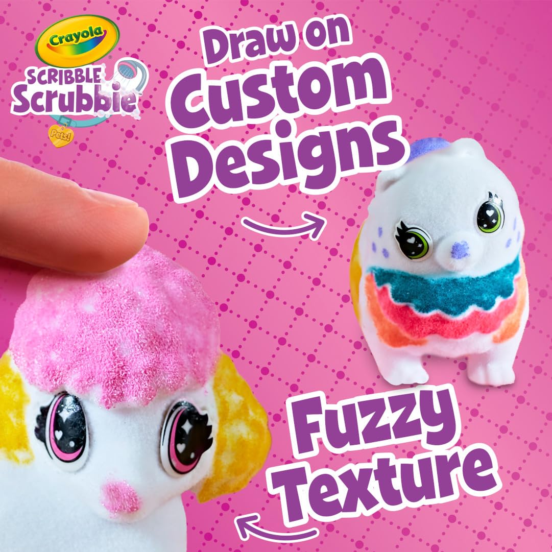 Crayola Scribble Scrubbie markers color coats for bold designs