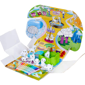 Crayola Scribble Scrubbie Peculiar Zoo pets ready for coloring and quick cleanup.