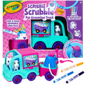 Crayola Scribble Scrubbie Pets Grooming Truck enables colorful on-the-go creativity