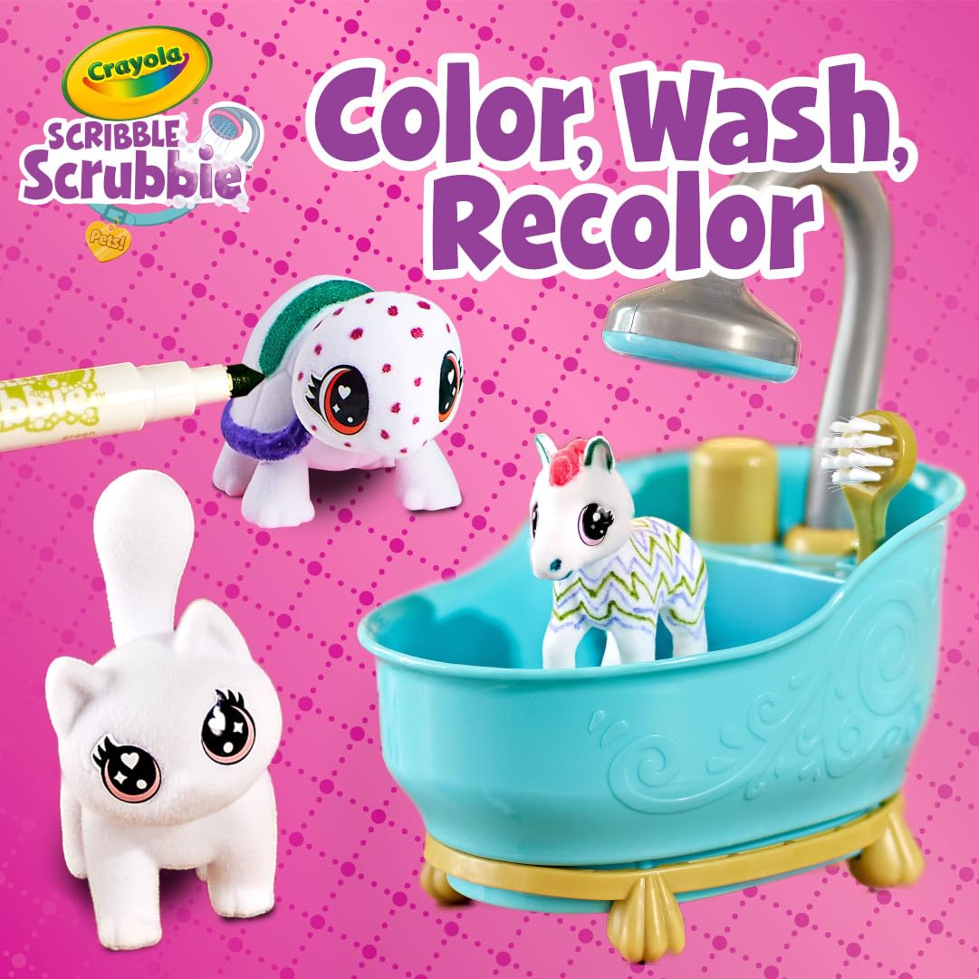 Crayola Scribble Scrubbie Pets Mega Pack color-design ideas inspire creativity at home.