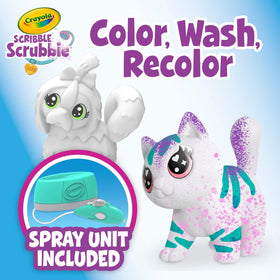 Crayola Scribble Scrubbie scrub brush for quick cleaning between creations