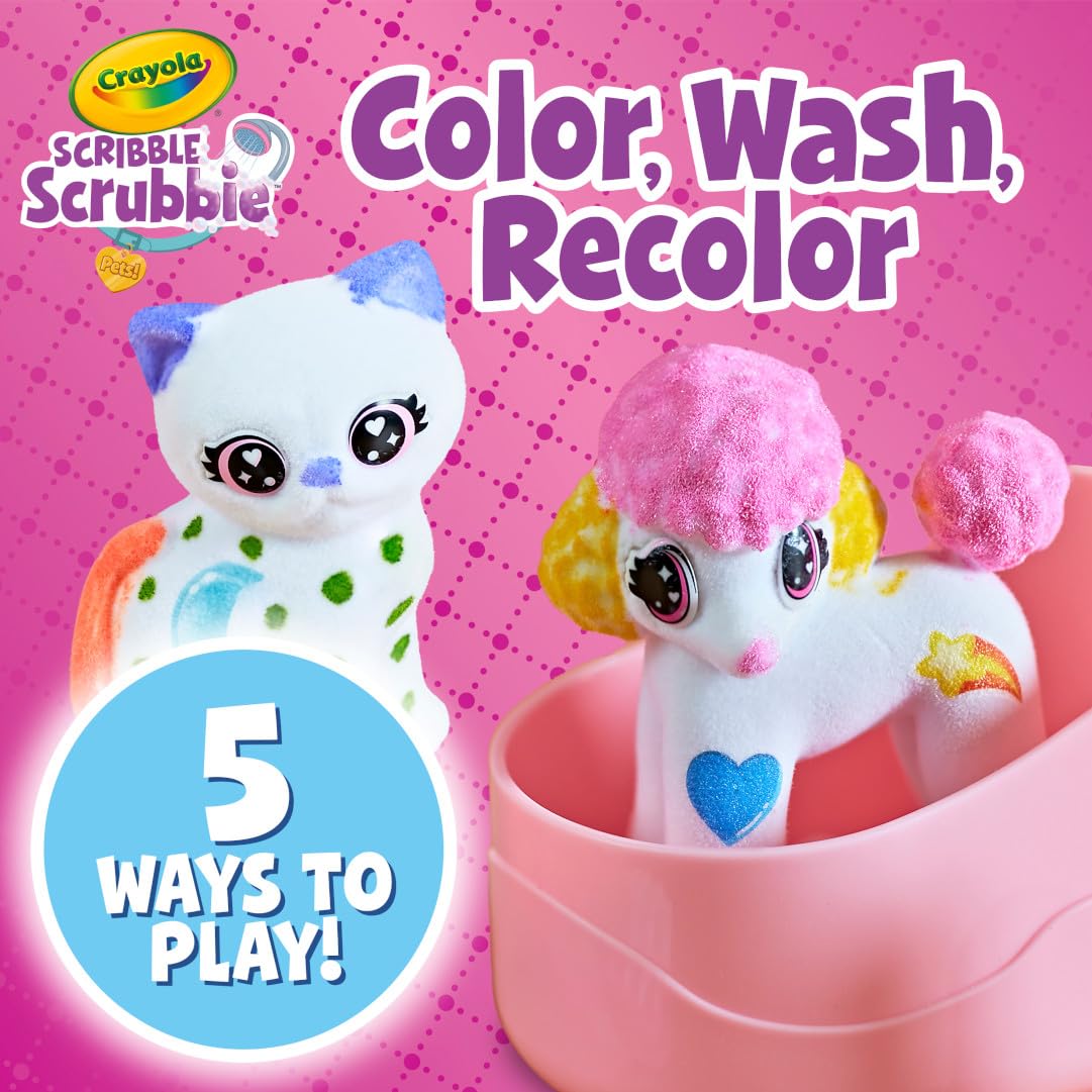 Crayola Scribble Scrubbie storage layout keeps supplies organized