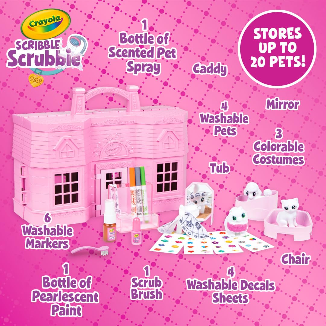 Crayola Scribble Scrubbie washable sticker sheets for quick customization