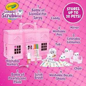 Crayola Scribble Scrubbie washable sticker sheets for quick customization
