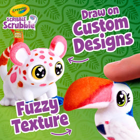 Crayola Scribble Scrubbies markers deliver vivid, erasable color for quick changes.