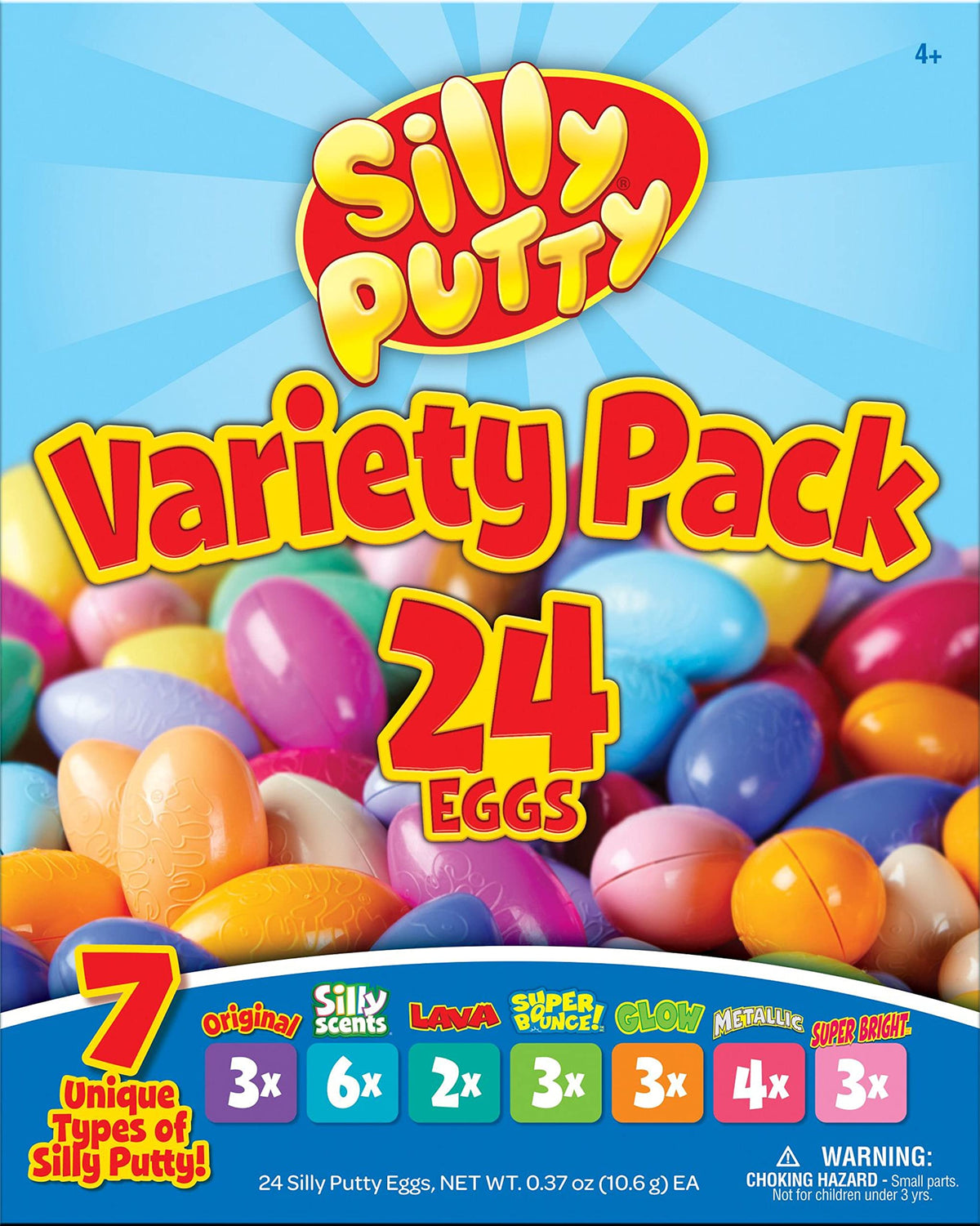 Crayola Silly Putty Original Putty in a bright egg for versatile play