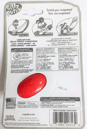 Crayola Silly Putty Original close-up of egg containers for tactile fun.