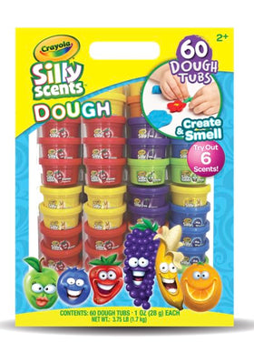 Crayola Silly Scents Dough packaged for classroom activities and sensory play.