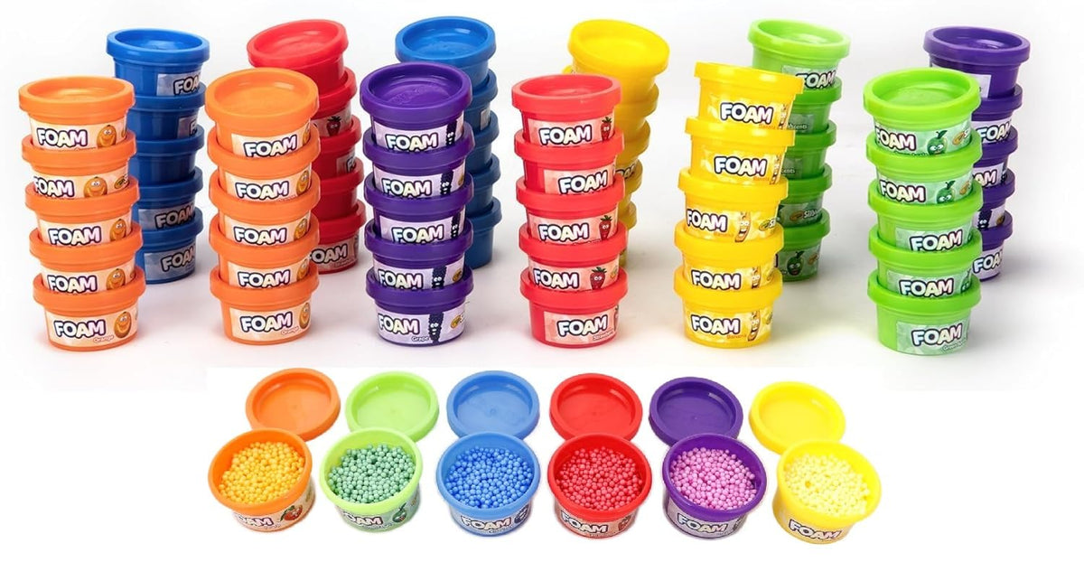 Crayola Silly Scents foam tub red with strawberry scent for imaginative play.