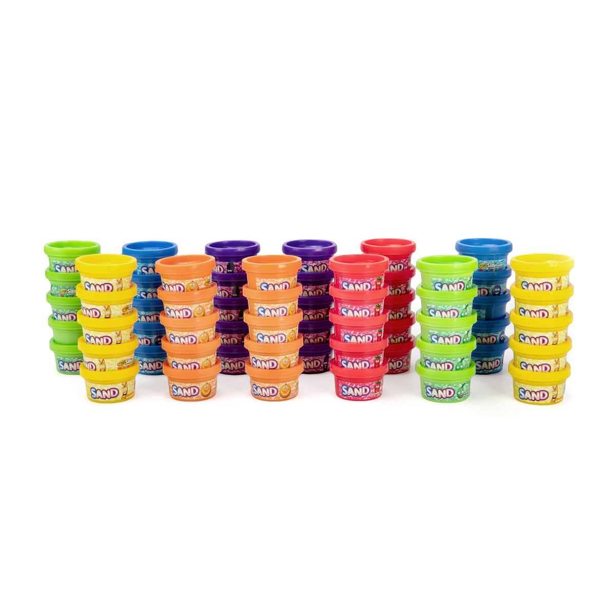 Crayola Silly Scents 60-tub display ready for classroom use