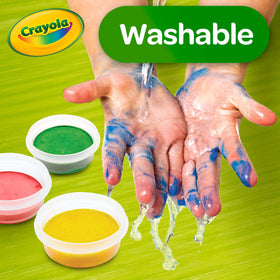 Crayola Spill Proof Paint Set includes activity pages for learning.