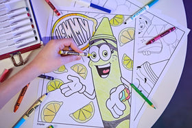 Crayola 14 super tips markers for bold lines and blending