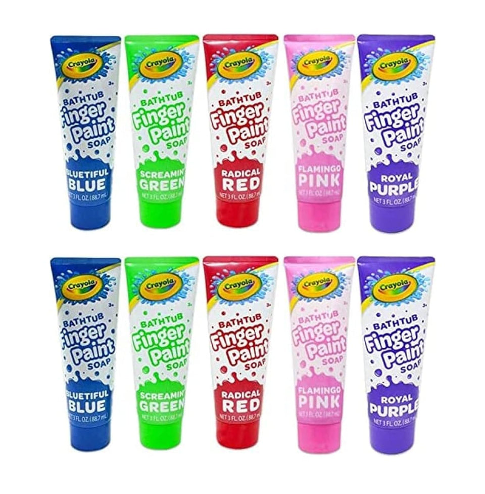 Crayola Taste Beauty bathtub paint blue pour for colorful bath time fun.