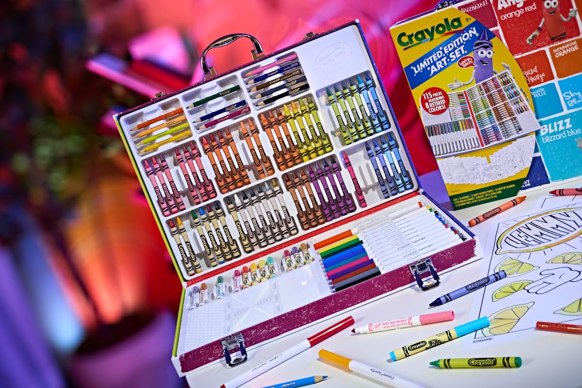 Crayola textured rubbing plates add tactile texture to drawings