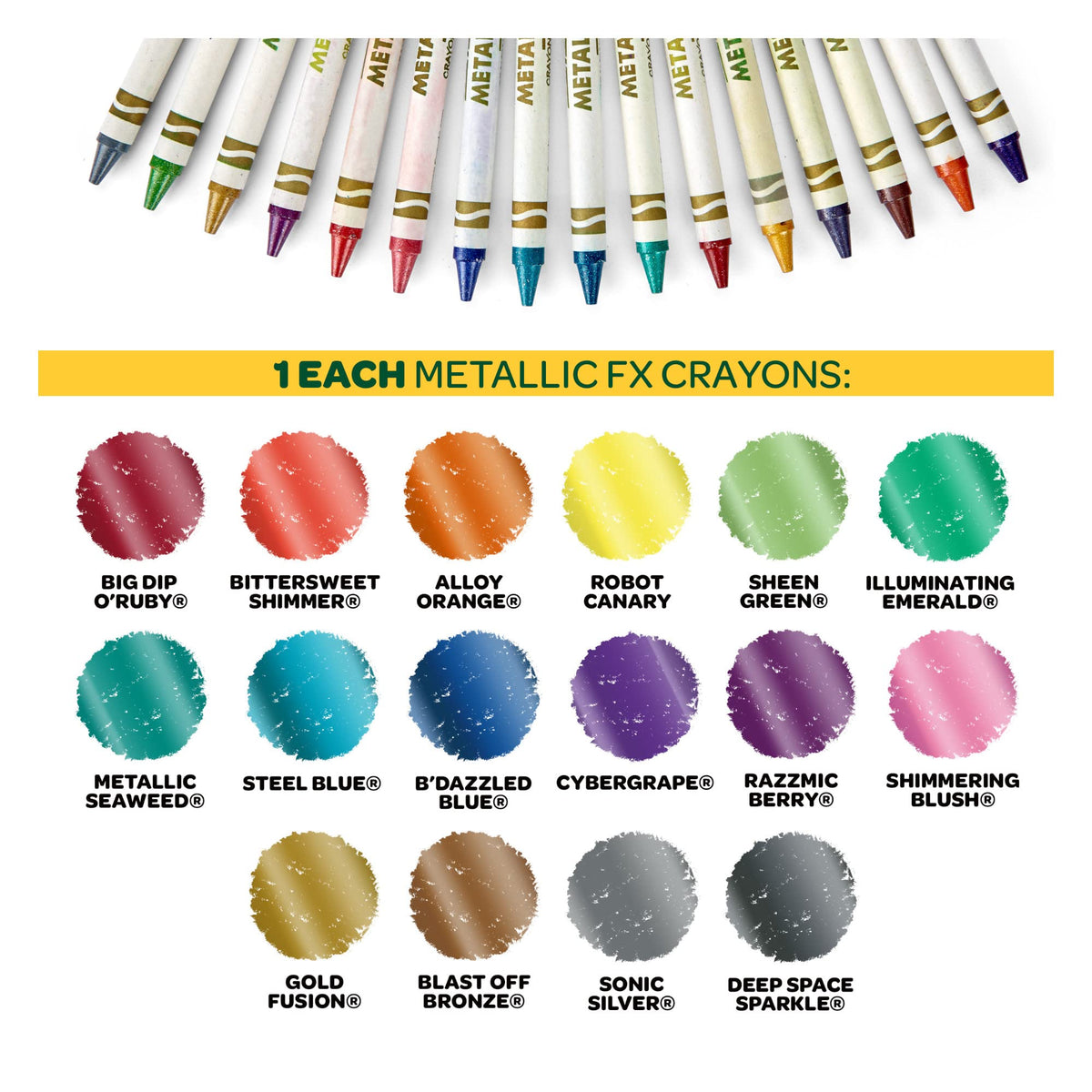 Crayola Ultimate Crayon Caddy four-sided rigid case keeps crayons tidy.