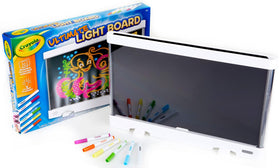 Crayola Ultimate Light Board glowing LED drawing board for kids' doodling