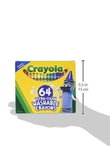 Crayola non-toxic crayons provide safe, active play for ages 3 and up.