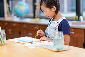 Close-up of Crayola Watercolors Classpack refill strips for ongoing creative sessions.