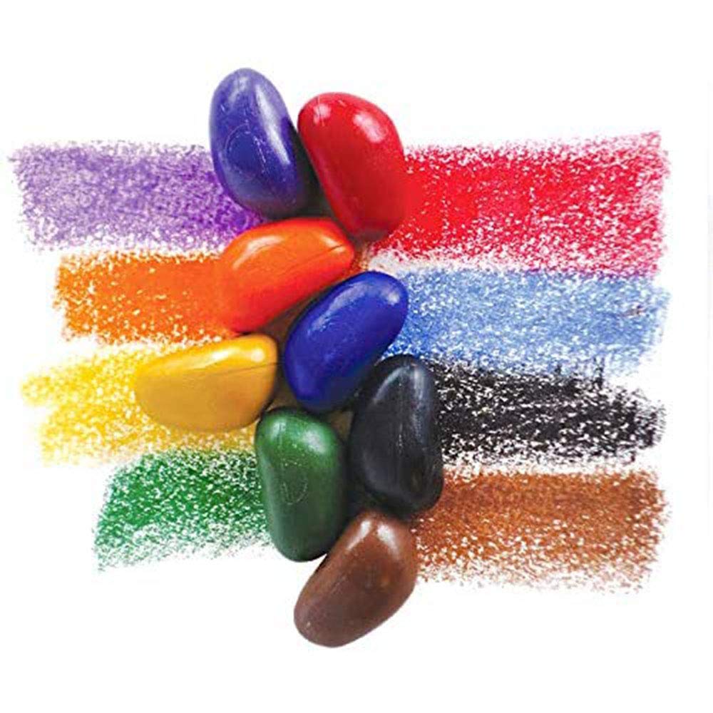 Crayon Rocks ergonomic tripod grip closeup shows comfortable handling for small hands.