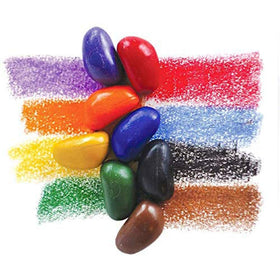 Crayon Rocks ergonomic tripod grip closeup shows comfortable handling for small hands.
