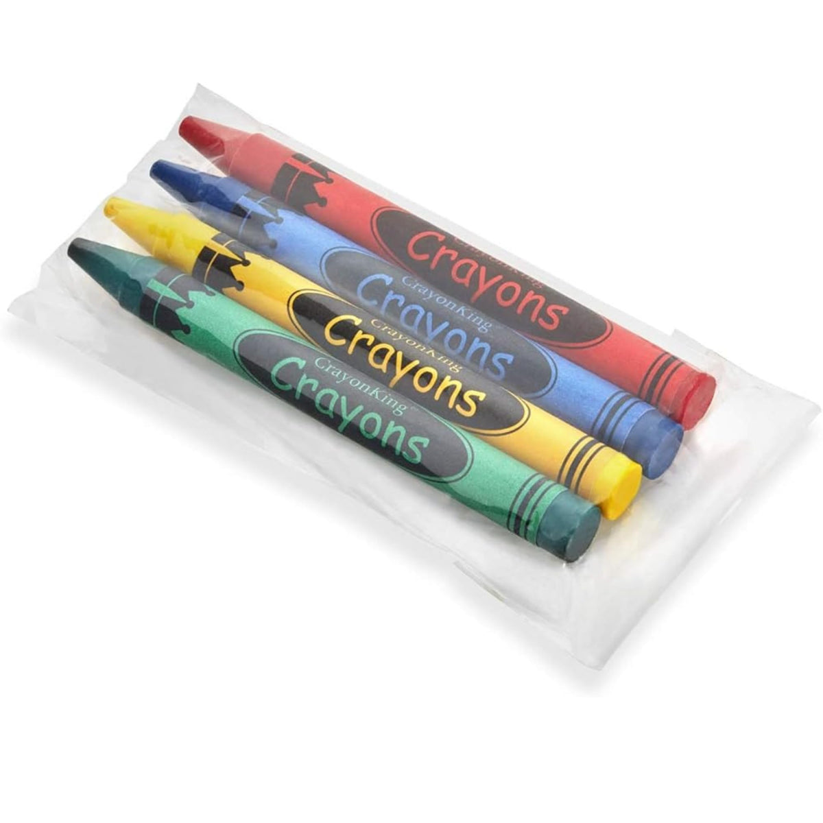 CrayonKing 150 sets of 4-packs bulk box for classrooms and events