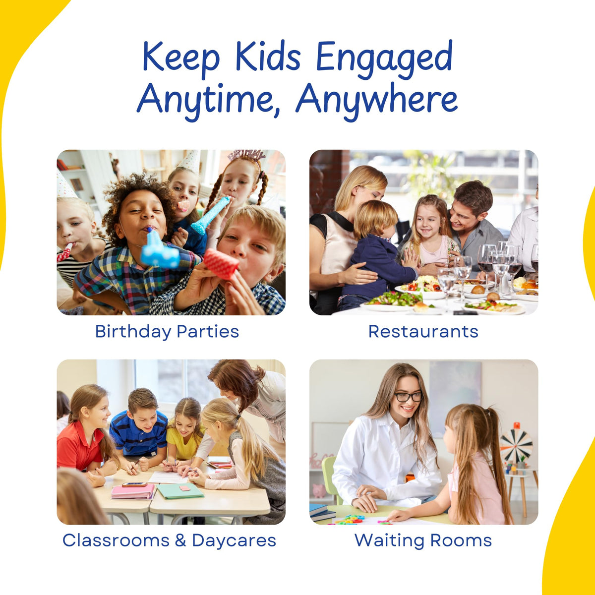 CrayonKing classroom activity setup with colorful four-packs ready to use.