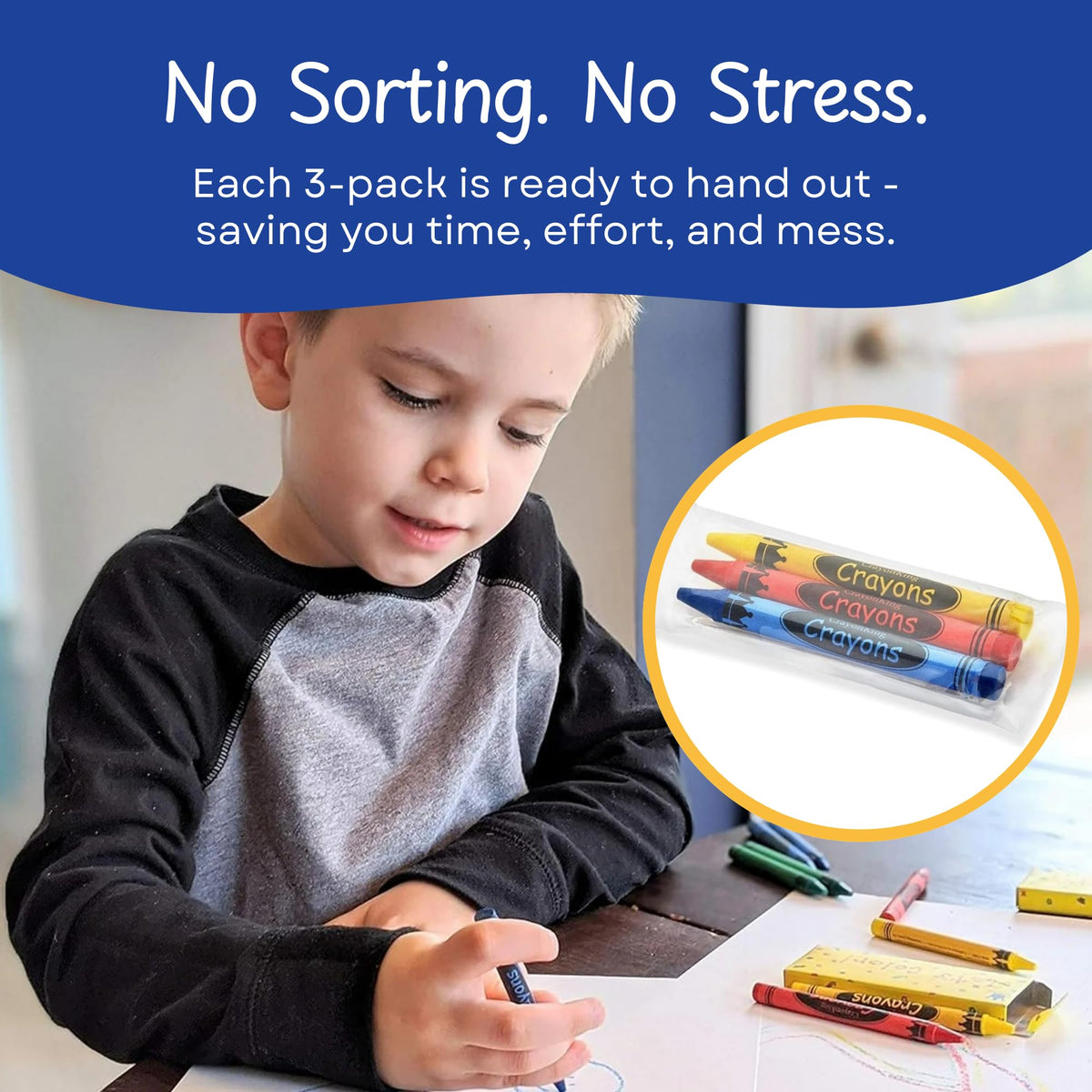 CrayonKing durable paraffin-wax crayons with a smooth grip for easy drawing.