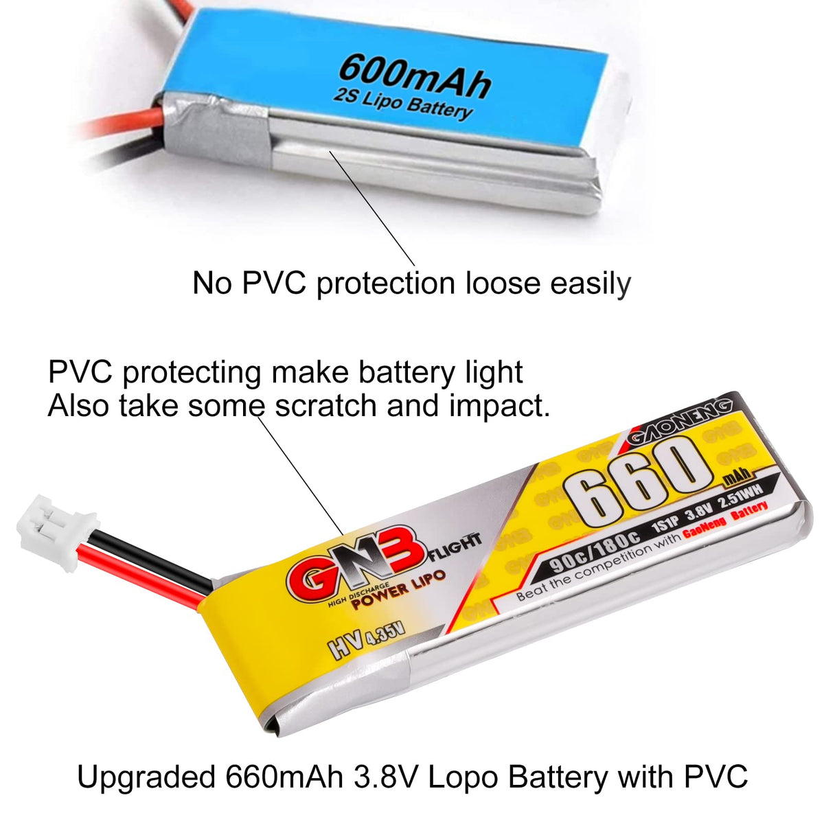Crazepony lightweight 81g weight reduces drone load.