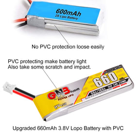 Crazepony lightweight 81g weight reduces drone load.