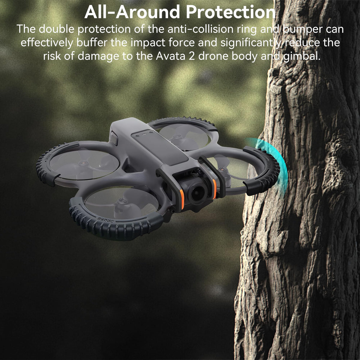 Craznick Avata 2 bumpers shield against shocks during transport.