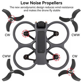 Craznick Avata 2 landing gear increases clearance for safer landings.