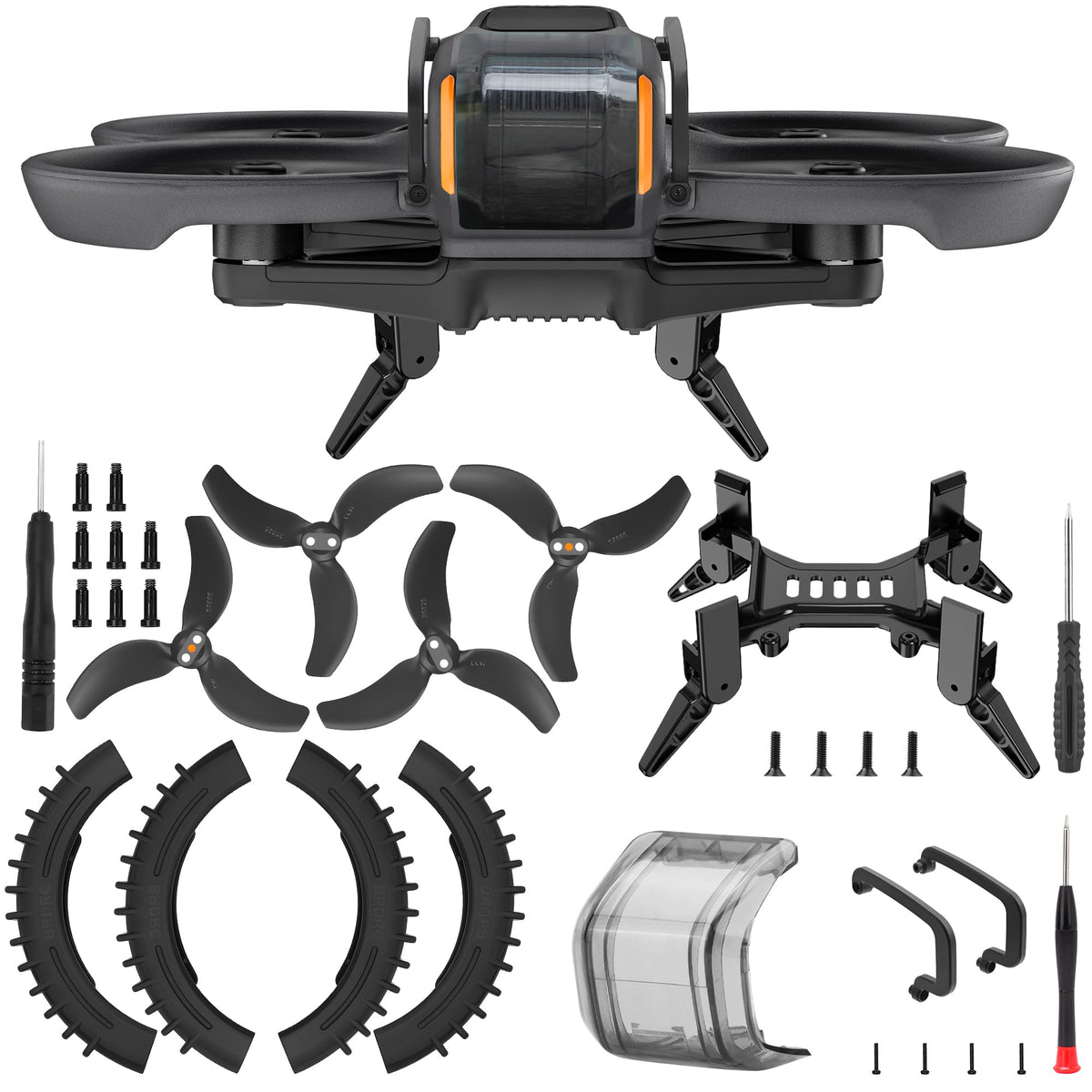 Craznick Avata 2 propellers for quiet, stable flight and rapid replacements.