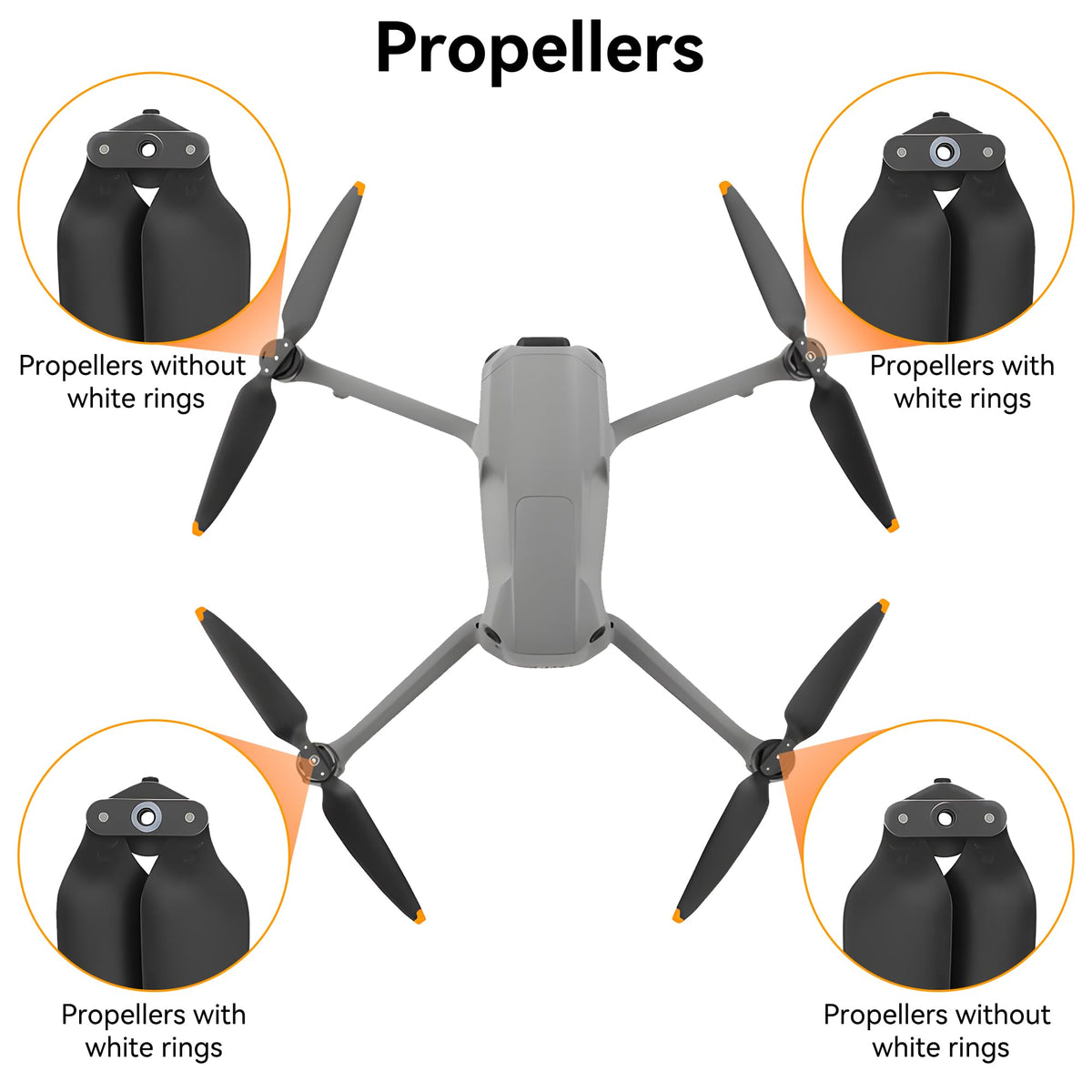 Craznick landing gear for DJI Air 3S adds ground clearance for rough terrain