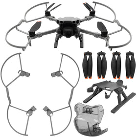 Craznick DJI Mini 5 Pro propeller guard protects blades during flight.