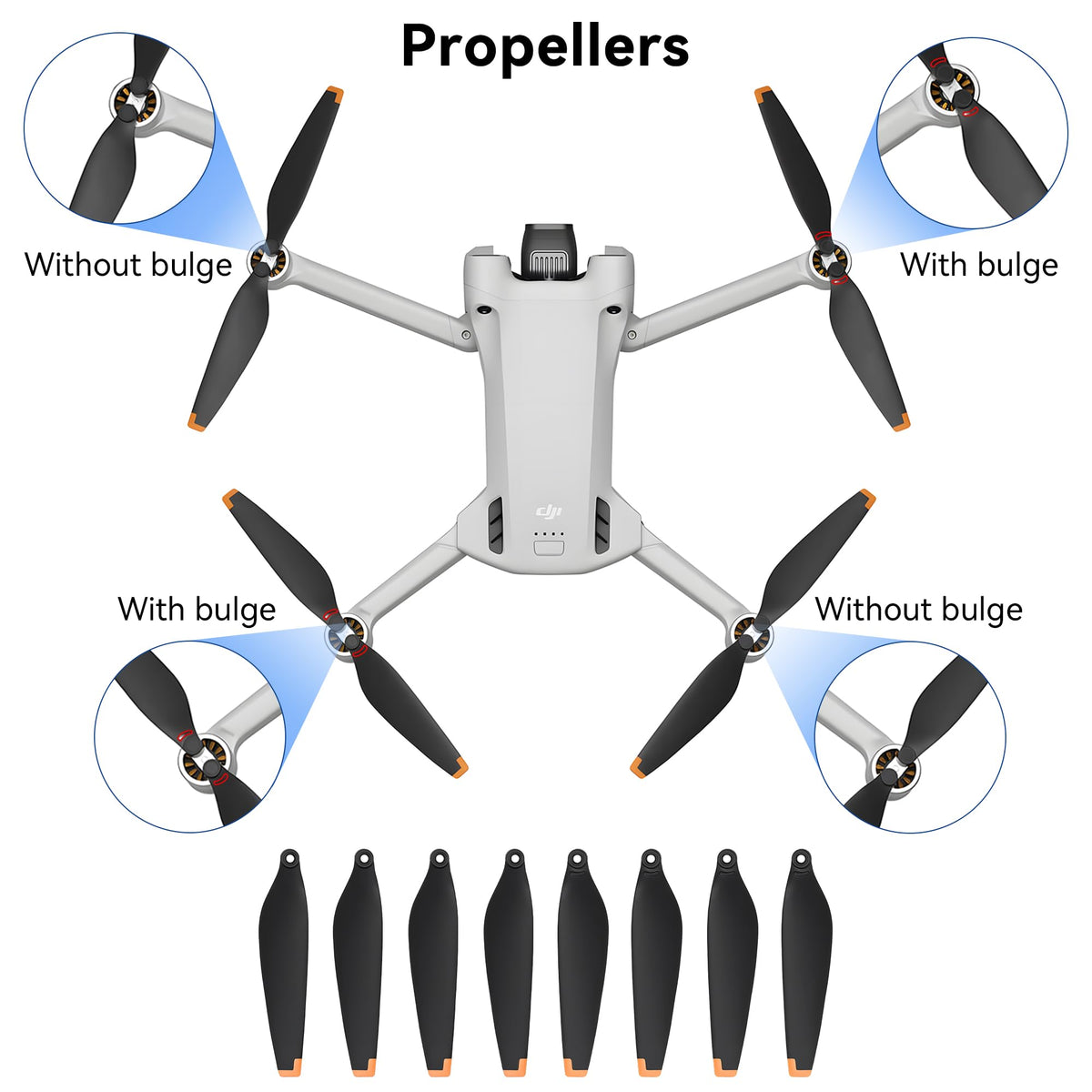 Craznick low-noise blades for DJI Mini 3 Pro deliver quieter flights