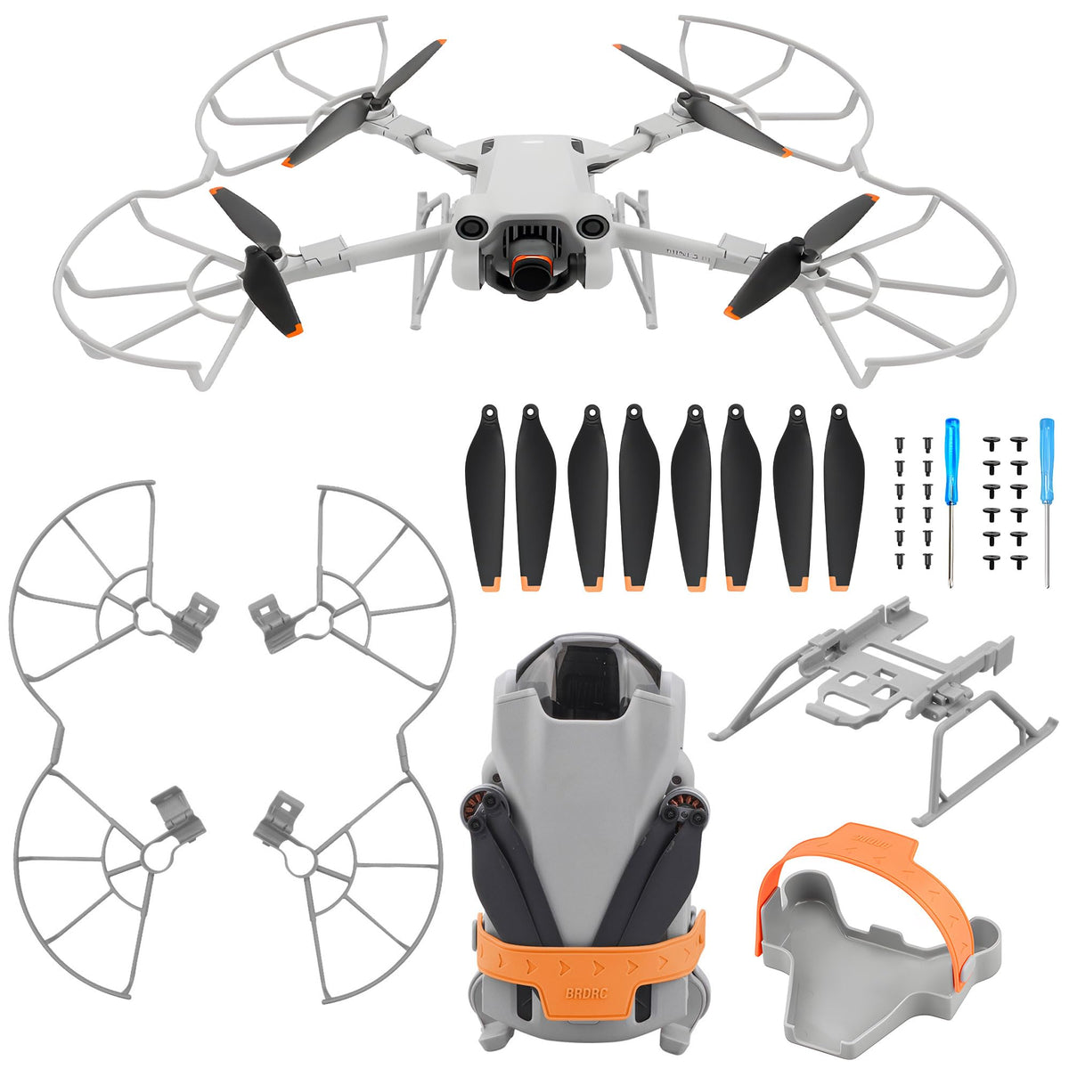 Craznick propeller guard for DJI Mini 3 Pro protects blades during flight